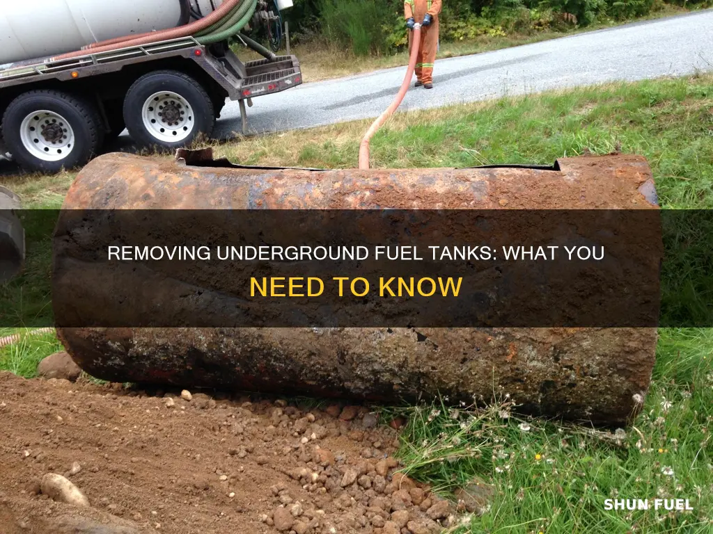 can i remove my underground fuel tank