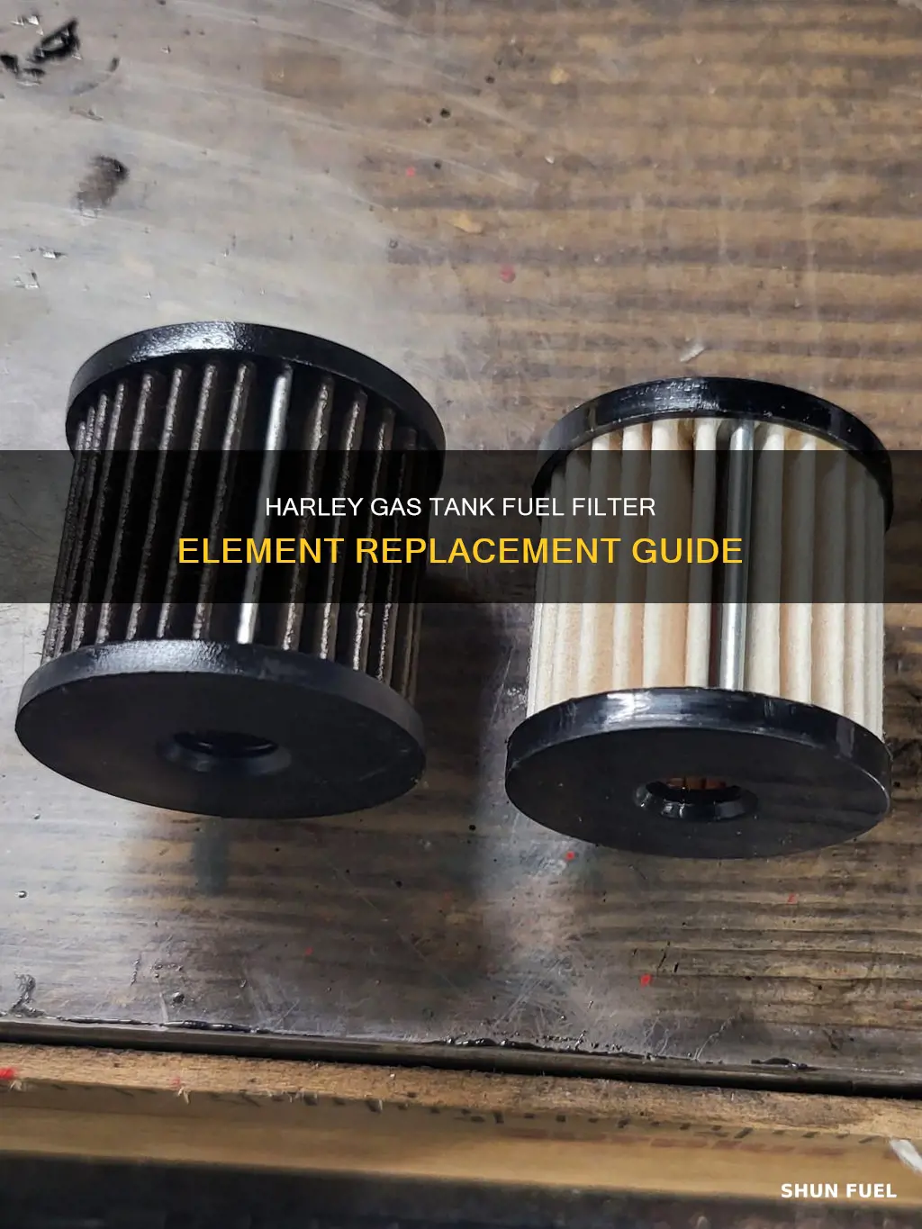 can i replace fuel filter element in harley gas tank