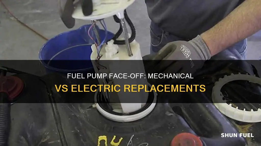 can i replace the mechanical fuel pump with electric
