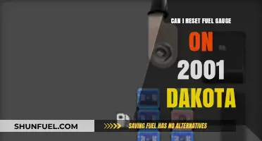 How to Reset Fuel Gauge on a 2001 Dakota Truck