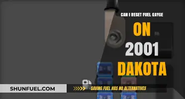 How to Reset Fuel Gauge on a 2001 Dodge Dakota