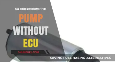 Running a Motorcycle Fuel Pump Without an ECU: Is It Possible?