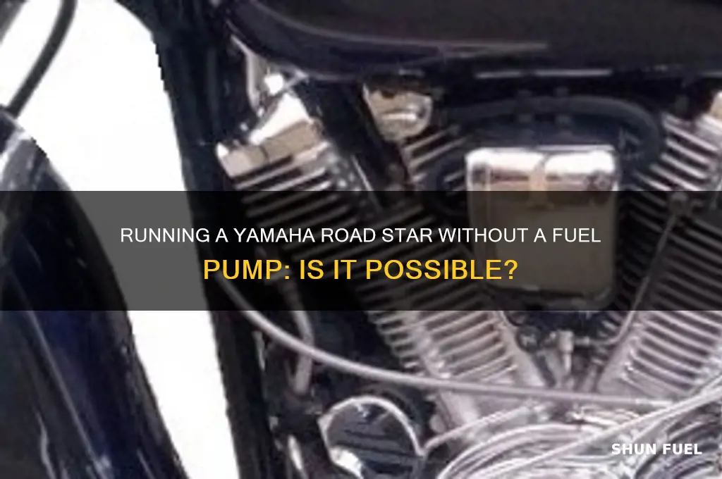 can i run my yamaha road star without fuel pump