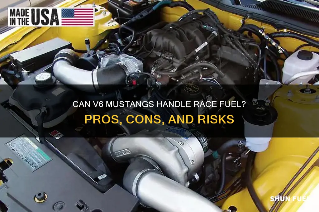 can i run race fuel in my v6 mustang