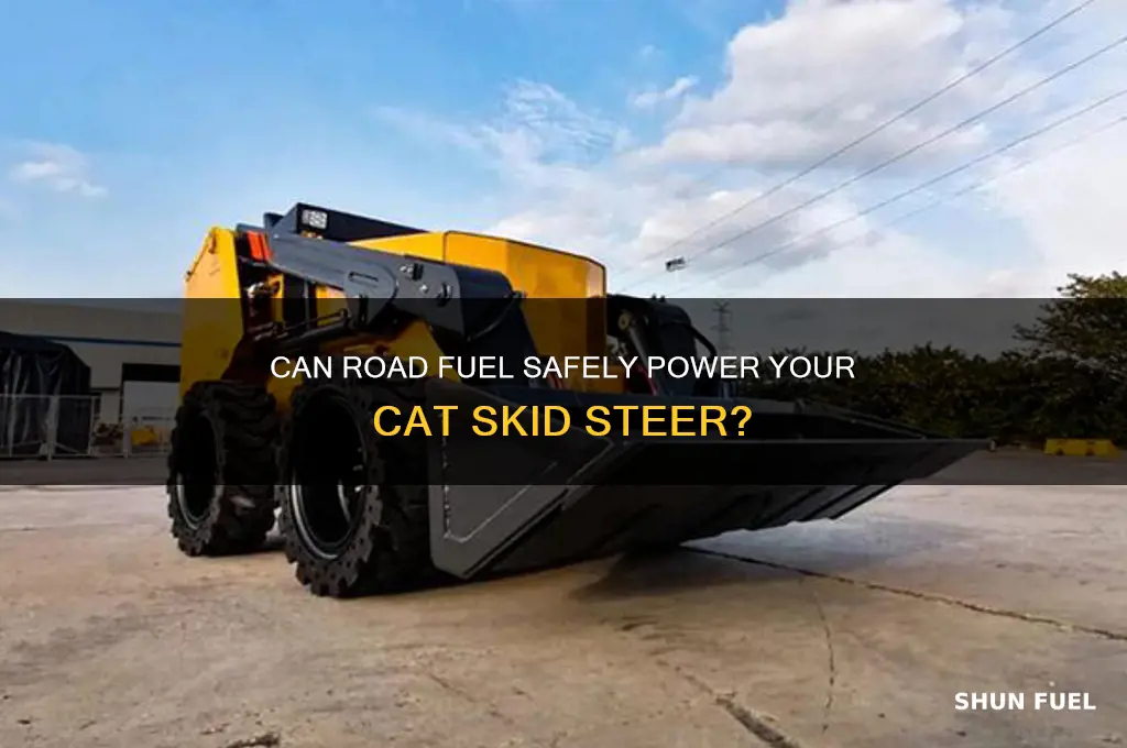 can i run road fuel in my cat skid steer
