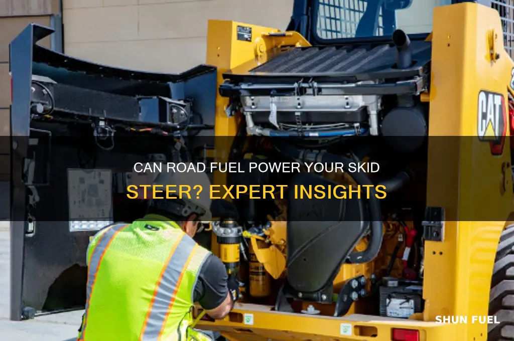 can i run road fuel in my skid steer