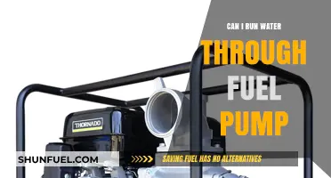 Can You Run Water Through a Fuel Pump? Risks Explained