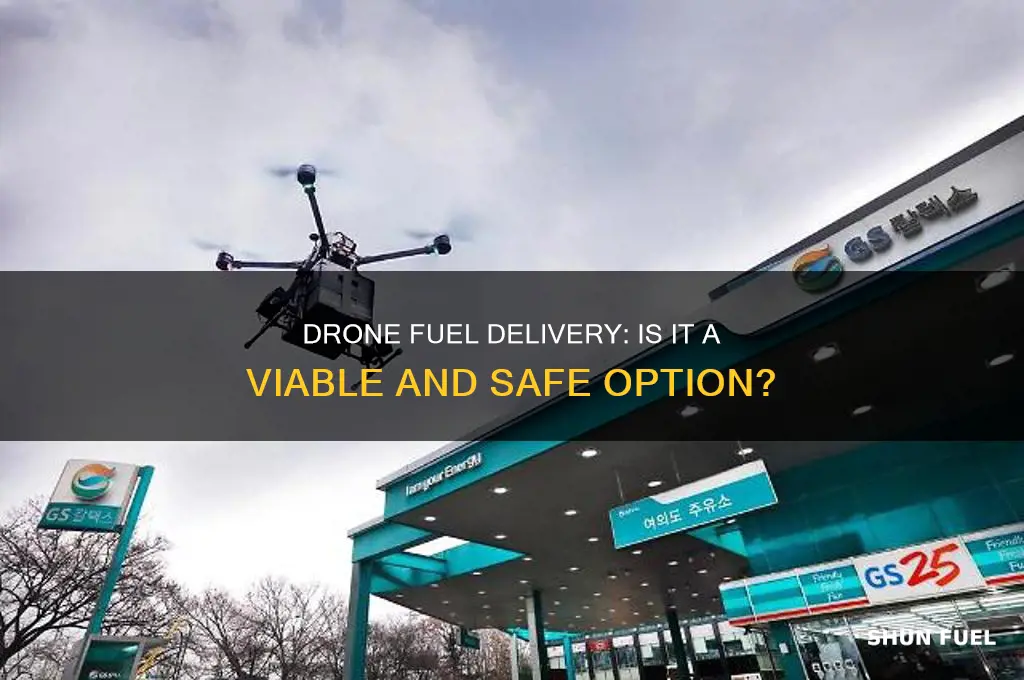 can i send fuel through drone satisfactory