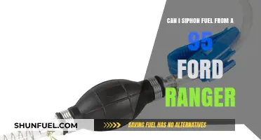 Siphoning Fuel from a 1995 Ford Ranger: Is It Possible?