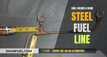How to Solder a Bosch Steel Fuel Line?