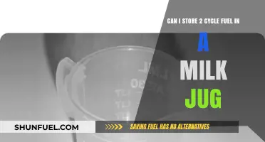 Storing 2-Cycle Fuel in Milk Jugs: Safe or Risky Idea?