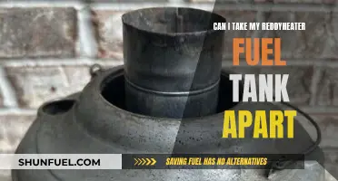 How to Take Apart a Reddy Heater Fuel Tank?
