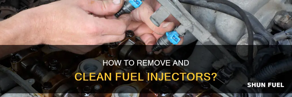 can i take out fuel injector to clean ut
