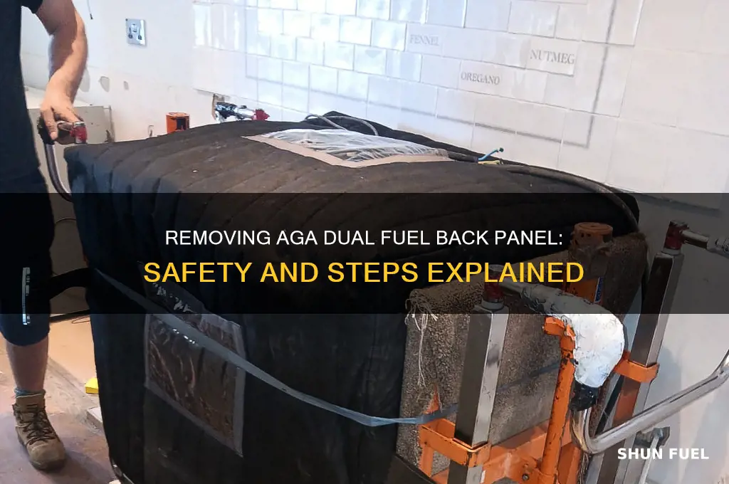 can i take the back off my aga dual fuel