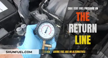 Testing Fuel Pressure: Return Line Diagnostics