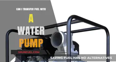 Transferring Fuel with a Water Pump: Safe or Risky Practice?
