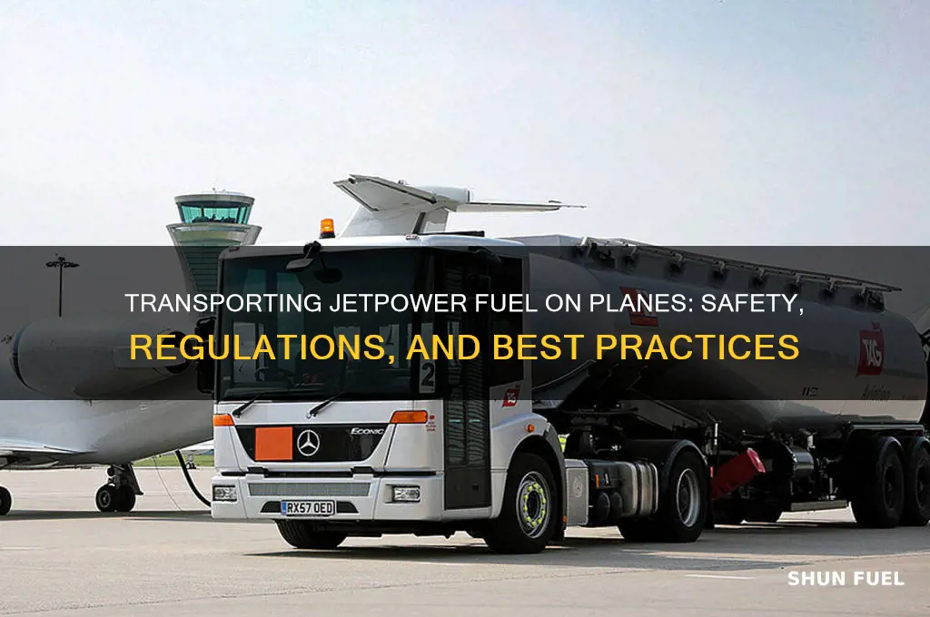 can i transpport a jetpower fuel in a plane