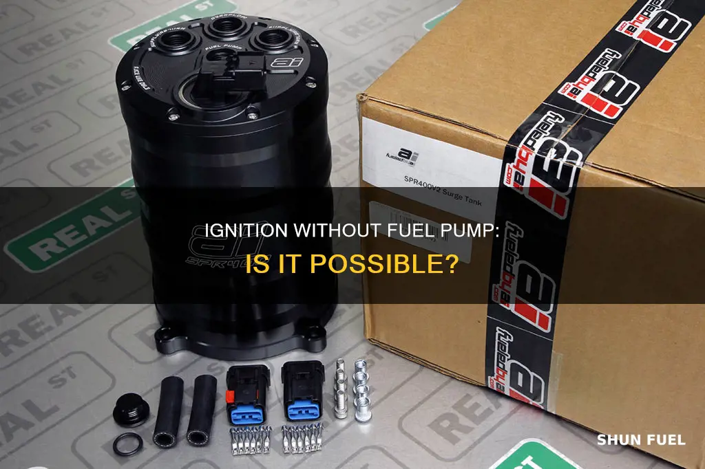 can i turn on car without the fuel pump