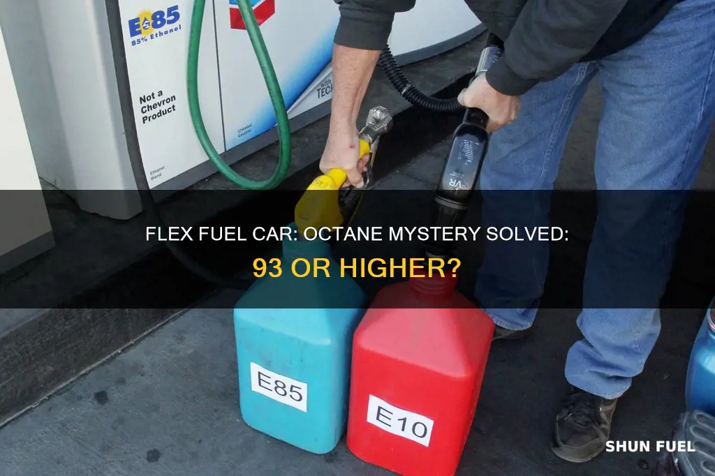 can i use 93 octane in a flex fuel car