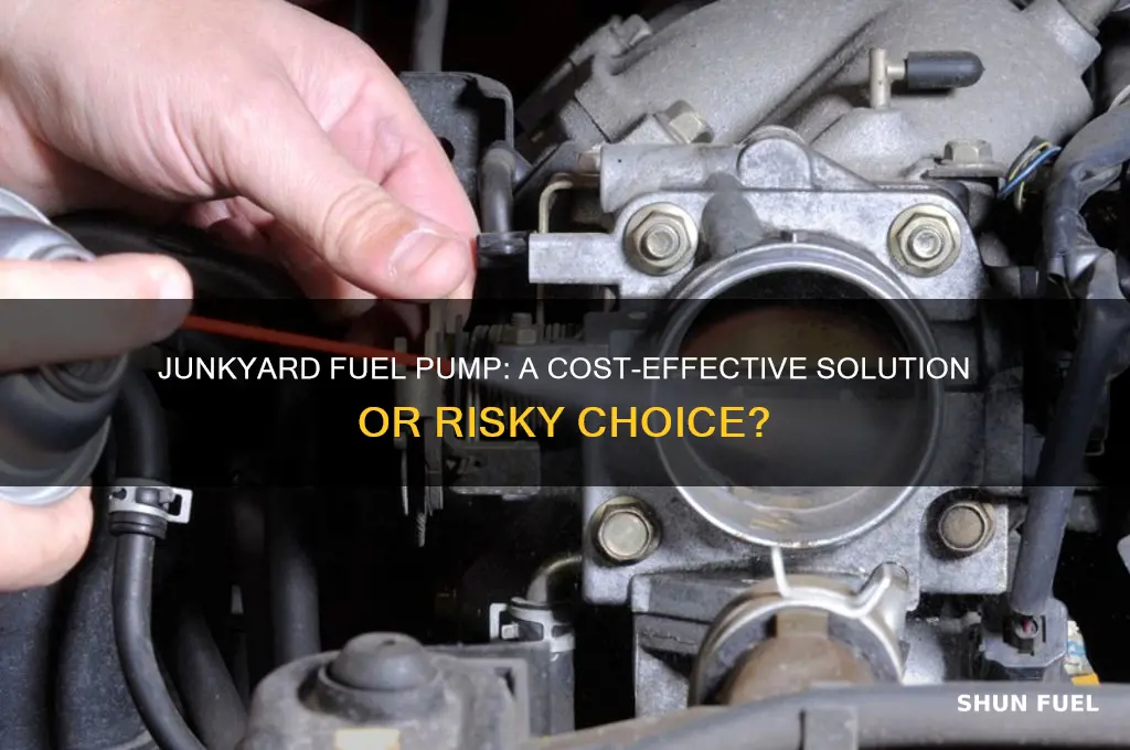 can i use a fuel pump from the junkyard