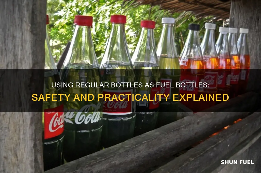 can i use a regular bottle as a fuel bottle