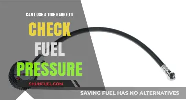 Using a Tire Gauge for Fuel Pressure: Is It Possible?