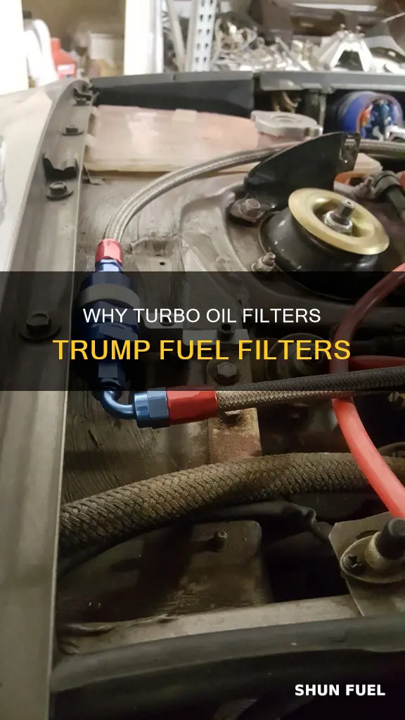 can i use a turbo oil filter vs fuel filter