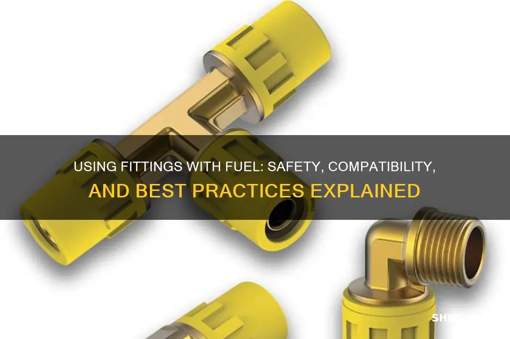 can i use an fitting with fuel