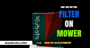 Fuel Filter Flexibility: Can I Use Any Filter on My Mower?