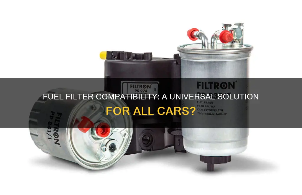 can i use any fuel filter on my car