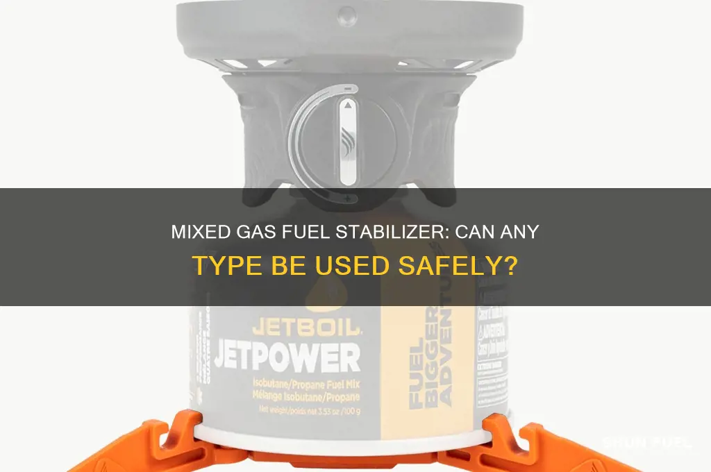 can i use any fuel stabilizer for mixed gas