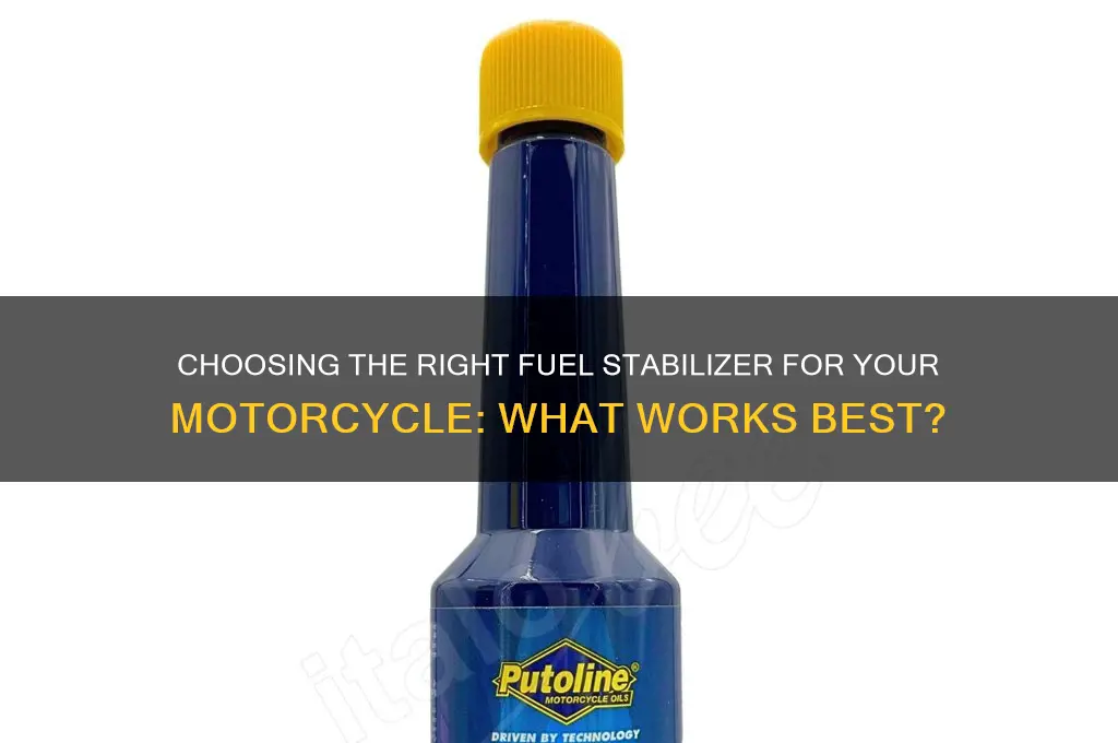 can i use any fuel stabilizer in motorcycle