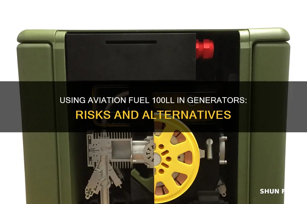 can i use aviation fuel 100ll in generators