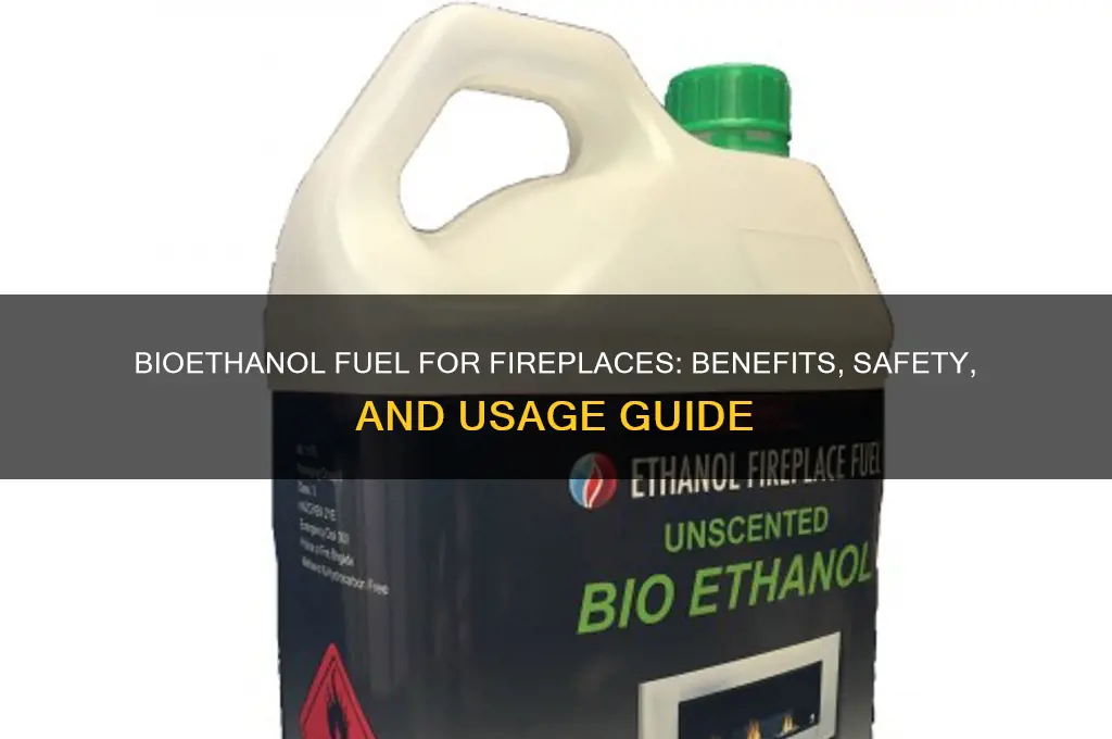 can i use bioethanol fuel for fireplaces