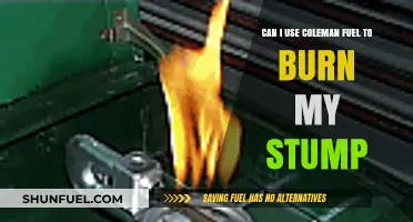 Using Coleman Fuel for Stump Burning: Safe or Risky Method?