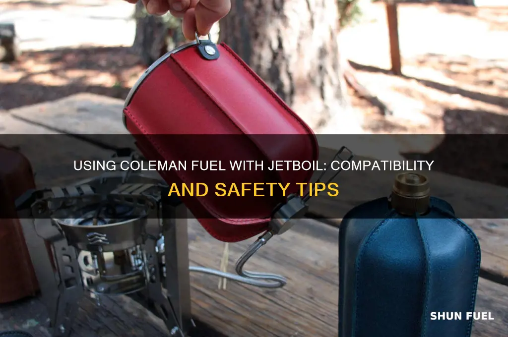 can i use coleman fuel with jetboil