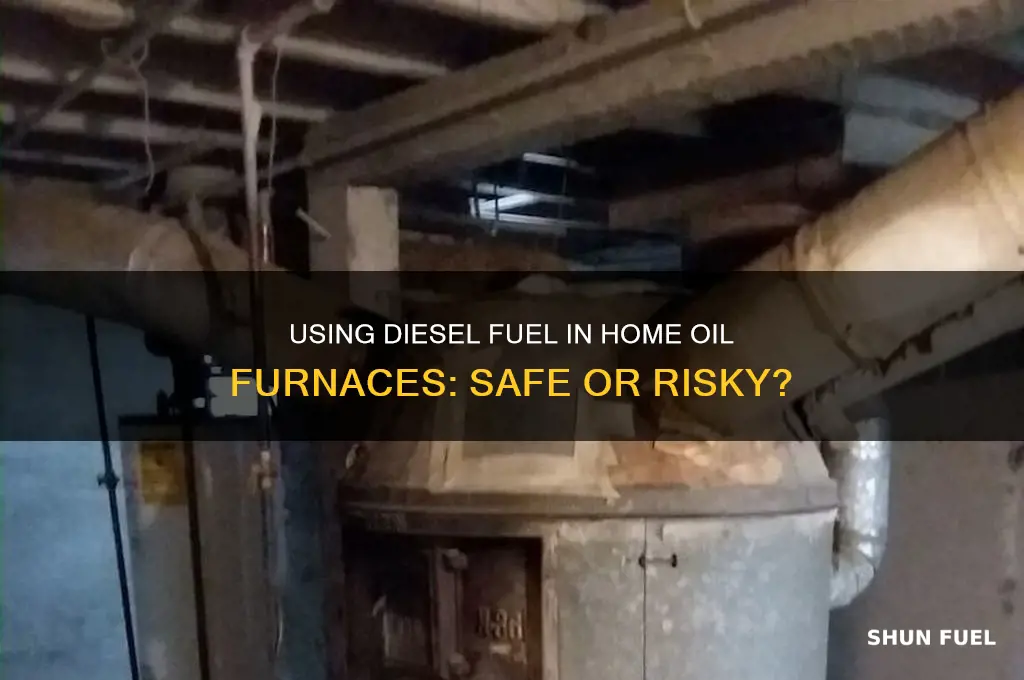 can i use diesel fuel in my home oil furnace