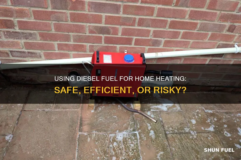 can i use diesel fuel to heat my home