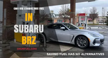 Ethanol-Free Fuel in Subaru BRZ: Benefits, Compatibility, and Performance