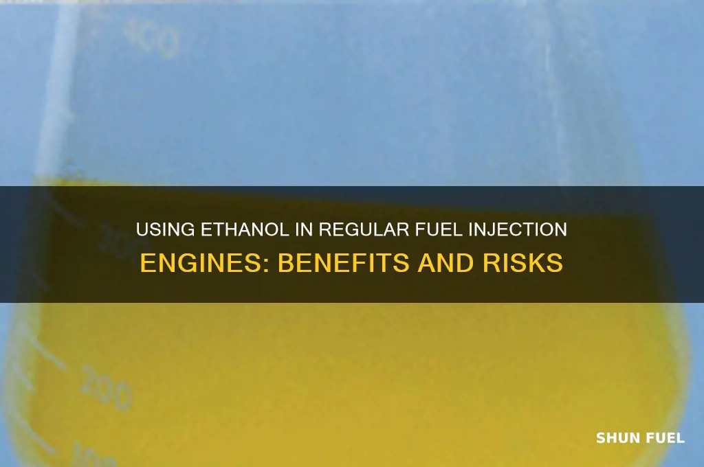 can i use ethenol non my regular fuel ingection engine