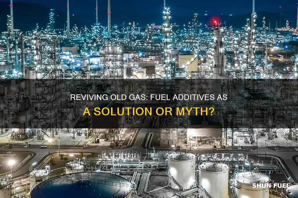 can i use fuel additive to fix old gas