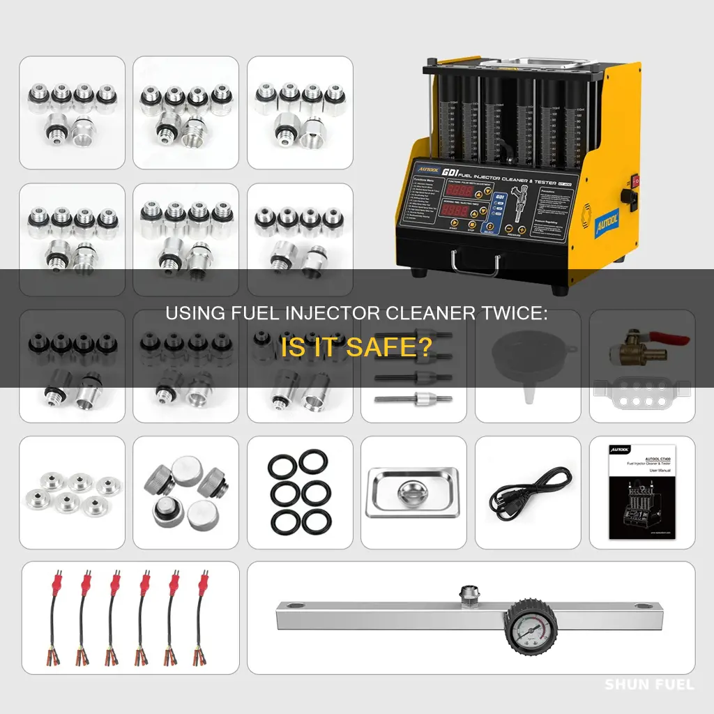 can i use fuel injector cleaner twice