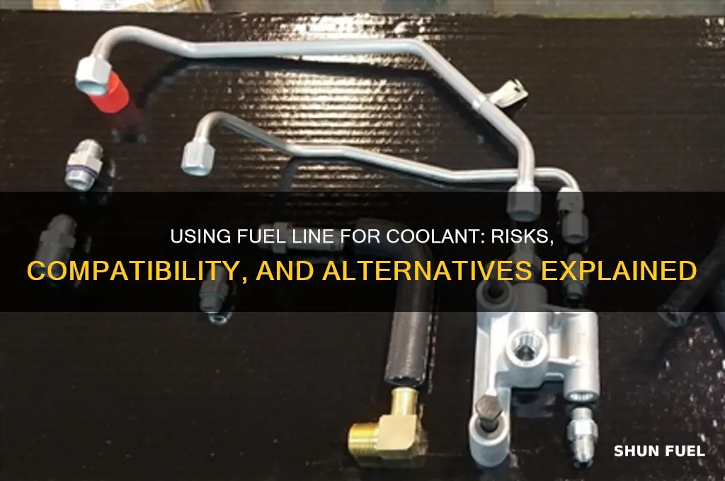 can i use fuel line for coolant