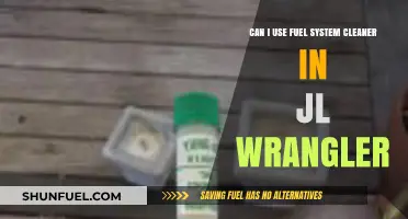 Fuel System Cleaner in JL Wrangler: Safe and Effective Use Guide
