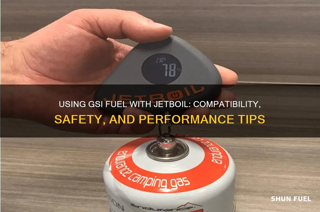 can i use gsi fuel with jetboil