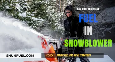 Hi-Octane Fuel in Snowblowers: Benefits, Risks, and Best Practices