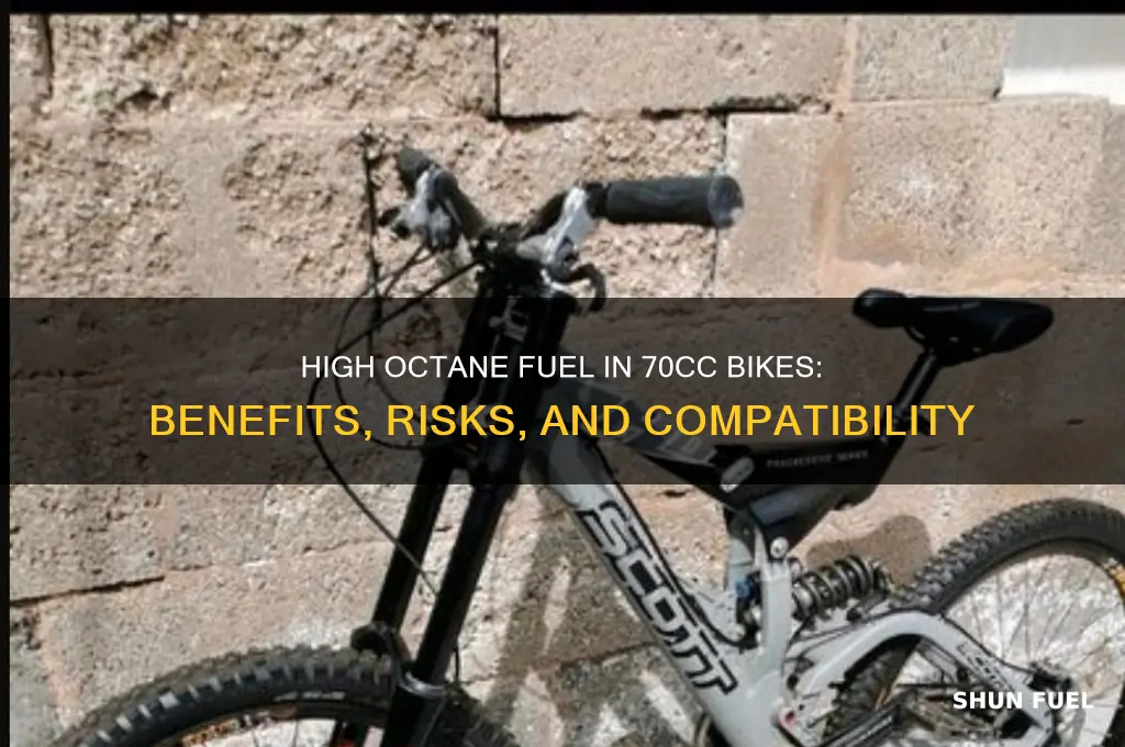 can i use high octane fuel in my 70cc bike