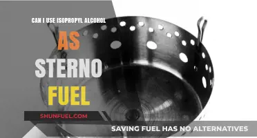 Isopropyl Alcohol as Sterno Fuel: Safe Alternative or Risky Choice?