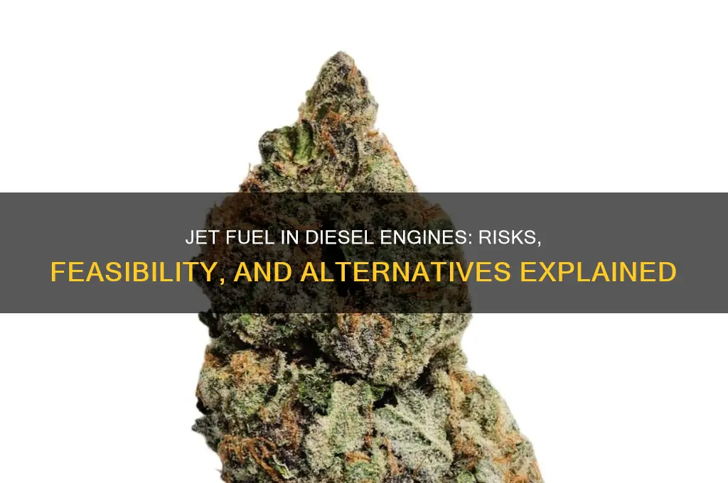 can i use jet fuel in a diesel engine