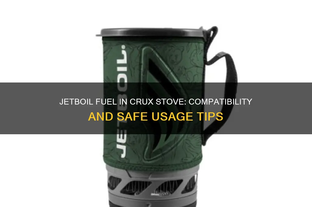 can i use jetboil fuel with crux